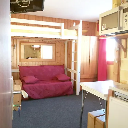 Studio Cosy Avec Vue Montagne & Balcon A Plagne Village 15 M² La Plagne