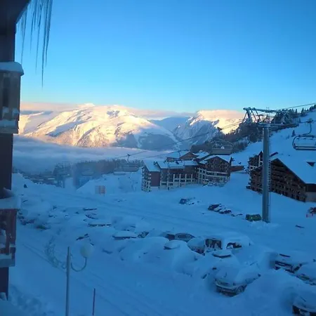 Studio Cosy Avec Vue Montagne & Balcon A Plagne Village 15 M² Apartment La Plagne